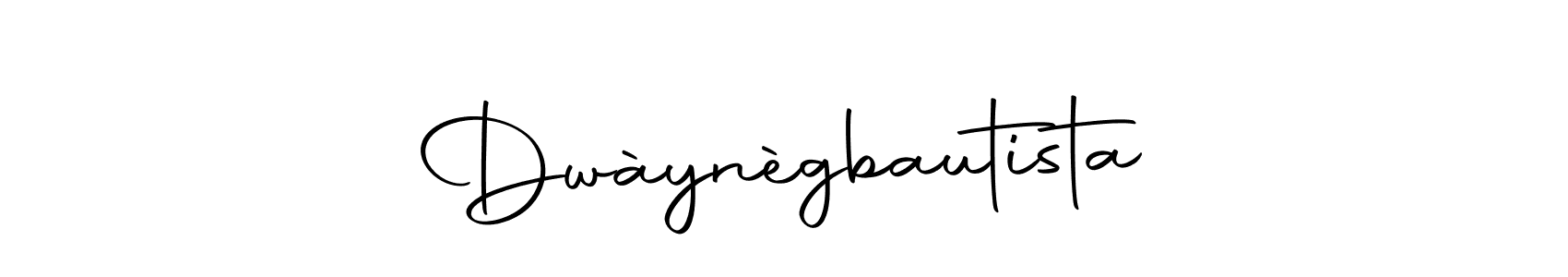 You should practise on your own different ways (Autography-DOLnW) to write your name (Dwàynègbautista) in signature. don't let someone else do it for you. Dwàynègbautista signature style 10 images and pictures png