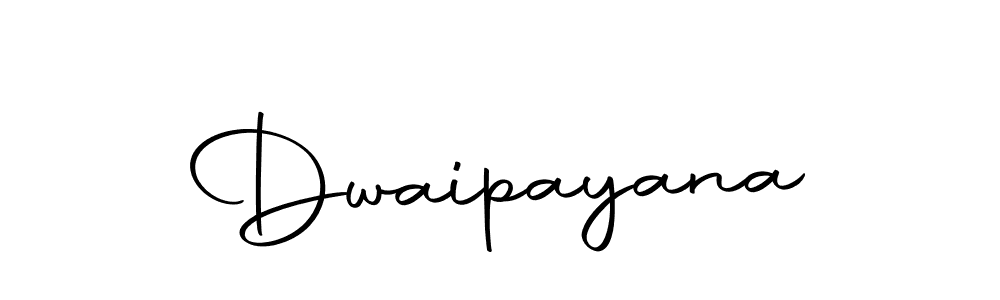 Make a short Dwaipayana signature style. Manage your documents anywhere anytime using Autography-DOLnW. Create and add eSignatures, submit forms, share and send files easily. Dwaipayana signature style 10 images and pictures png