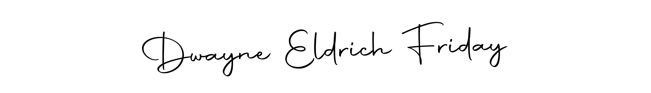 Make a beautiful signature design for name Dwayne Eldrich Friday. Use this online signature maker to create a handwritten signature for free. Dwayne Eldrich Friday signature style 10 images and pictures png