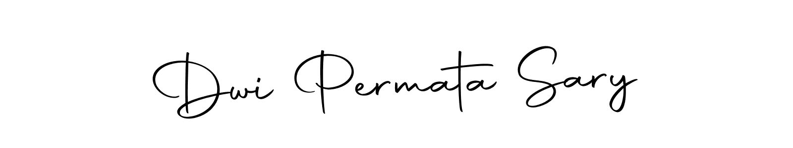 Make a beautiful signature design for name Dwi Permata Sary. With this signature (Autography-DOLnW) style, you can create a handwritten signature for free. Dwi Permata Sary signature style 10 images and pictures png