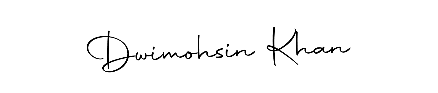 Make a beautiful signature design for name Dwimohsin Khan. Use this online signature maker to create a handwritten signature for free. Dwimohsin Khan signature style 10 images and pictures png
