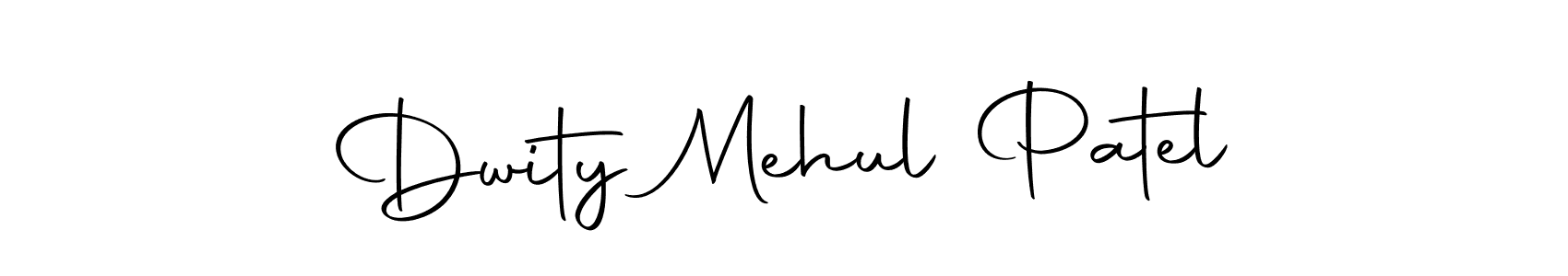 Use a signature maker to create a handwritten signature online. With this signature software, you can design (Autography-DOLnW) your own signature for name Dwity Mehul Patel. Dwity Mehul Patel signature style 10 images and pictures png