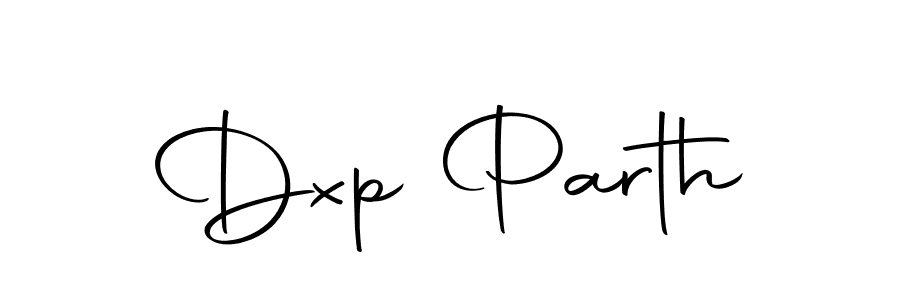 You should practise on your own different ways (Autography-DOLnW) to write your name (Dxp Parth) in signature. don't let someone else do it for you. Dxp Parth signature style 10 images and pictures png