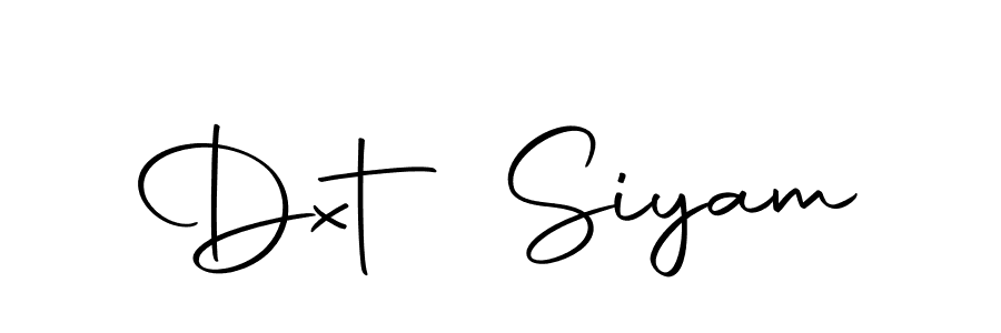 Make a beautiful signature design for name Dxt Siyam. With this signature (Autography-DOLnW) style, you can create a handwritten signature for free. Dxt Siyam signature style 10 images and pictures png