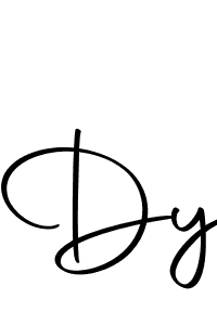 You should practise on your own different ways (Autography-DOLnW) to write your name (Dy) in signature. don't let someone else do it for you. Dy signature style 10 images and pictures png
