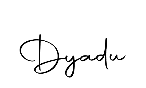 Make a beautiful signature design for name Dyadu. With this signature (Autography-DOLnW) style, you can create a handwritten signature for free. Dyadu signature style 10 images and pictures png