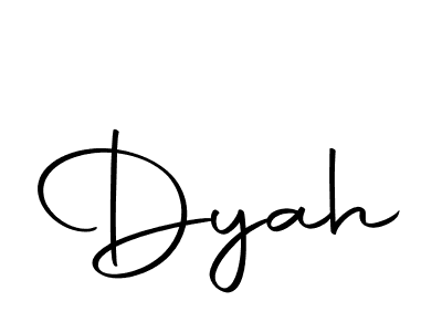 Make a beautiful signature design for name Dyah. Use this online signature maker to create a handwritten signature for free. Dyah signature style 10 images and pictures png