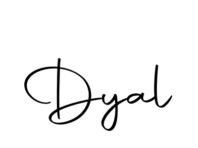 How to make Dyal signature? Autography-DOLnW is a professional autograph style. Create handwritten signature for Dyal name. Dyal signature style 10 images and pictures png