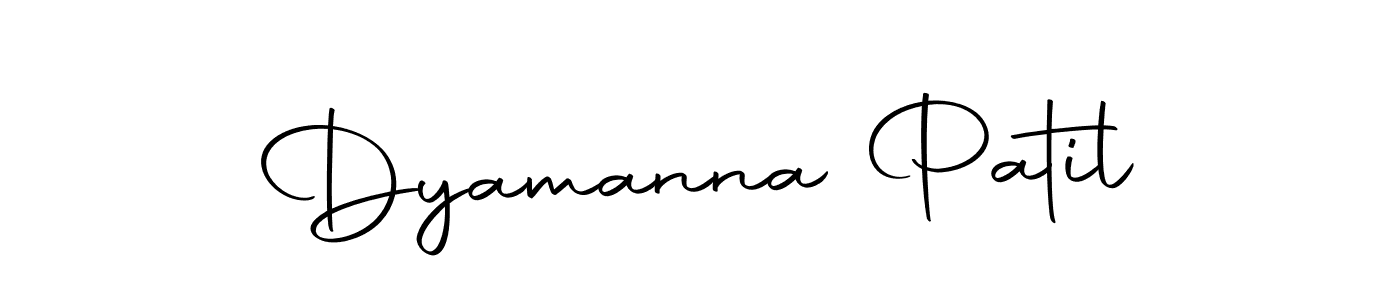 Create a beautiful signature design for name Dyamanna Patil. With this signature (Autography-DOLnW) fonts, you can make a handwritten signature for free. Dyamanna Patil signature style 10 images and pictures png