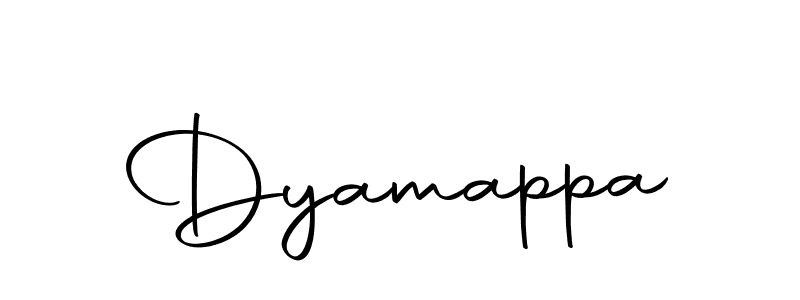 Make a beautiful signature design for name Dyamappa. Use this online signature maker to create a handwritten signature for free. Dyamappa signature style 10 images and pictures png