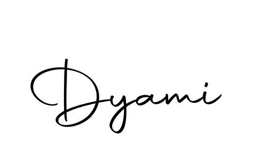 Make a beautiful signature design for name Dyami. Use this online signature maker to create a handwritten signature for free. Dyami signature style 10 images and pictures png