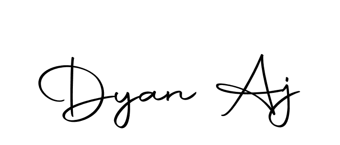 Also we have Dyan Aj name is the best signature style. Create professional handwritten signature collection using Autography-DOLnW autograph style. Dyan Aj signature style 10 images and pictures png