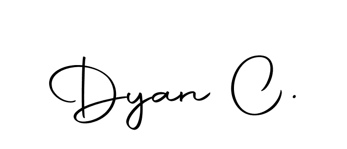 Make a beautiful signature design for name Dyan C.. Use this online signature maker to create a handwritten signature for free. Dyan C. signature style 10 images and pictures png