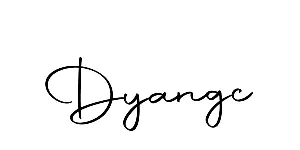 Make a beautiful signature design for name Dyangc. Use this online signature maker to create a handwritten signature for free. Dyangc signature style 10 images and pictures png