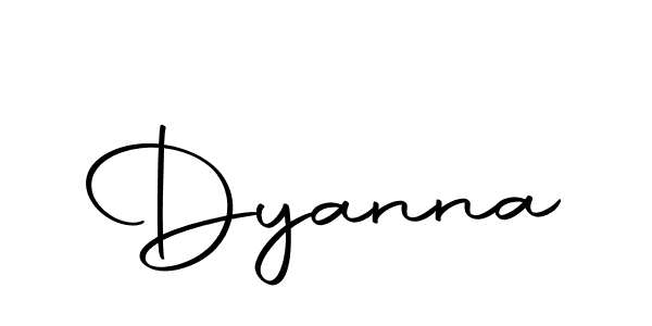 Make a beautiful signature design for name Dyanna. Use this online signature maker to create a handwritten signature for free. Dyanna signature style 10 images and pictures png