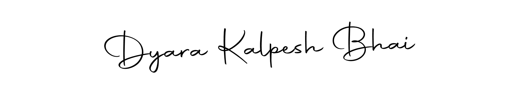 Use a signature maker to create a handwritten signature online. With this signature software, you can design (Autography-DOLnW) your own signature for name Dyara Kalpesh Bhai. Dyara Kalpesh Bhai signature style 10 images and pictures png