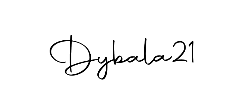 Design your own signature with our free online signature maker. With this signature software, you can create a handwritten (Autography-DOLnW) signature for name Dybala21. Dybala21 signature style 10 images and pictures png