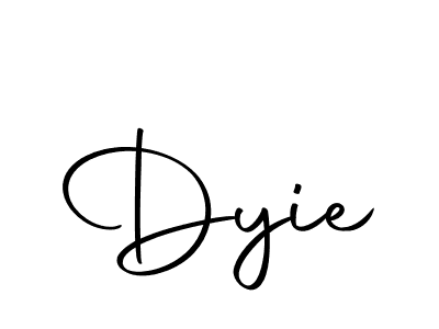 Similarly Autography-DOLnW is the best handwritten signature design. Signature creator online .You can use it as an online autograph creator for name Dyie. Dyie signature style 10 images and pictures png