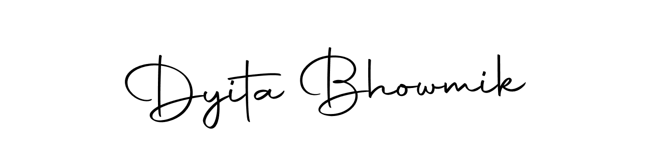 Also we have Dyita Bhowmik name is the best signature style. Create professional handwritten signature collection using Autography-DOLnW autograph style. Dyita Bhowmik signature style 10 images and pictures png