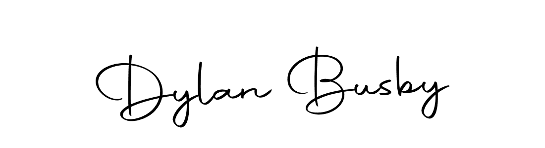 How to make Dylan Busby name signature. Use Autography-DOLnW style for creating short signs online. This is the latest handwritten sign. Dylan Busby signature style 10 images and pictures png