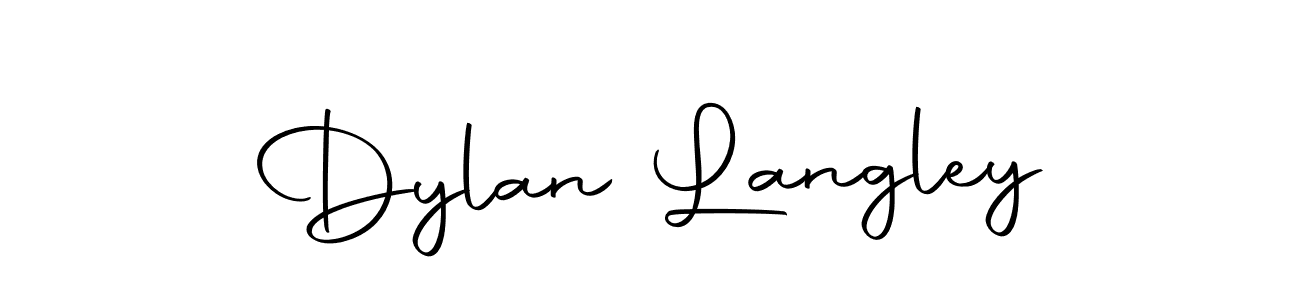 Design your own signature with our free online signature maker. With this signature software, you can create a handwritten (Autography-DOLnW) signature for name Dylan Langley. Dylan Langley signature style 10 images and pictures png