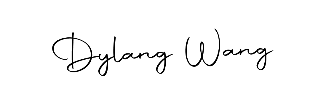 Design your own signature with our free online signature maker. With this signature software, you can create a handwritten (Autography-DOLnW) signature for name Dylang Wang. Dylang Wang signature style 10 images and pictures png