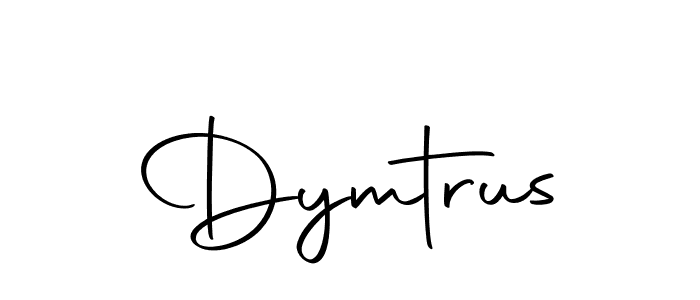 Make a beautiful signature design for name Dymtrus. With this signature (Autography-DOLnW) style, you can create a handwritten signature for free. Dymtrus signature style 10 images and pictures png