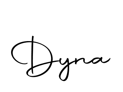 Dyna stylish signature style. Best Handwritten Sign (Autography-DOLnW) for my name. Handwritten Signature Collection Ideas for my name Dyna. Dyna signature style 10 images and pictures png