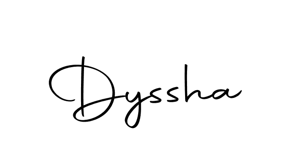 You should practise on your own different ways (Autography-DOLnW) to write your name (Dyssha) in signature. don't let someone else do it for you. Dyssha signature style 10 images and pictures png