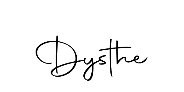 You should practise on your own different ways (Autography-DOLnW) to write your name (Dysthe) in signature. don't let someone else do it for you. Dysthe signature style 10 images and pictures png