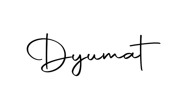 Dyumat stylish signature style. Best Handwritten Sign (Autography-DOLnW) for my name. Handwritten Signature Collection Ideas for my name Dyumat. Dyumat signature style 10 images and pictures png