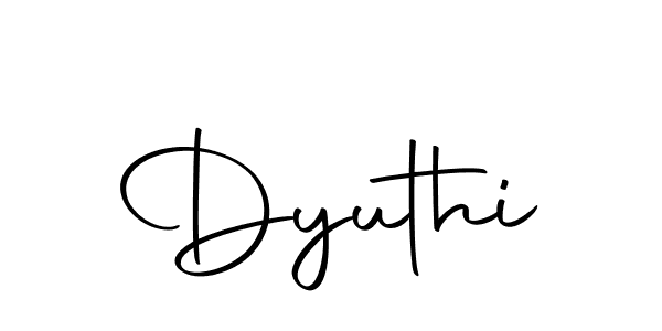 You should practise on your own different ways (Autography-DOLnW) to write your name (Dyuthi) in signature. don't let someone else do it for you. Dyuthi signature style 10 images and pictures png