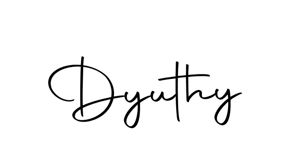 It looks lik you need a new signature style for name Dyuthy. Design unique handwritten (Autography-DOLnW) signature with our free signature maker in just a few clicks. Dyuthy signature style 10 images and pictures png