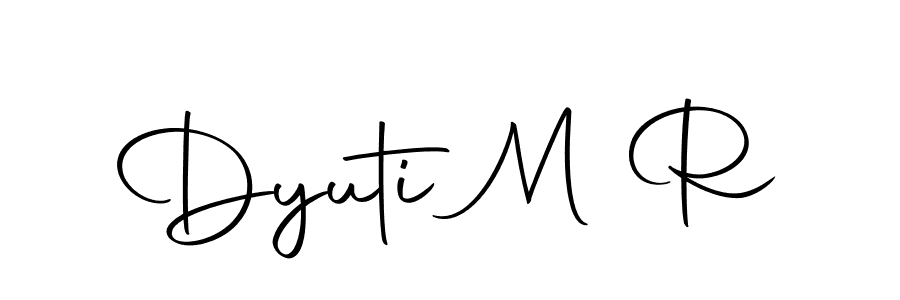 You can use this online signature creator to create a handwritten signature for the name Dyuti M R. This is the best online autograph maker. Dyuti M R signature style 10 images and pictures png