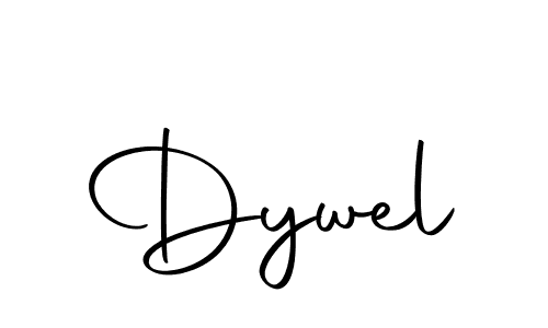 How to make Dywel name signature. Use Autography-DOLnW style for creating short signs online. This is the latest handwritten sign. Dywel signature style 10 images and pictures png