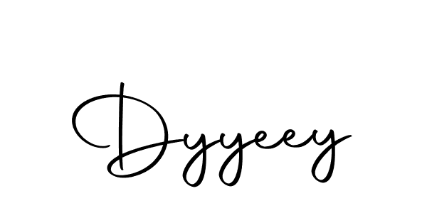 Design your own signature with our free online signature maker. With this signature software, you can create a handwritten (Autography-DOLnW) signature for name Dyyeey. Dyyeey signature style 10 images and pictures png