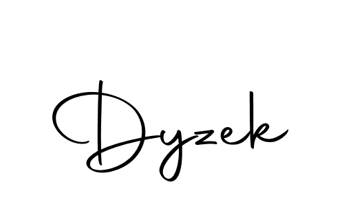 How to make Dyzek signature? Autography-DOLnW is a professional autograph style. Create handwritten signature for Dyzek name. Dyzek signature style 10 images and pictures png