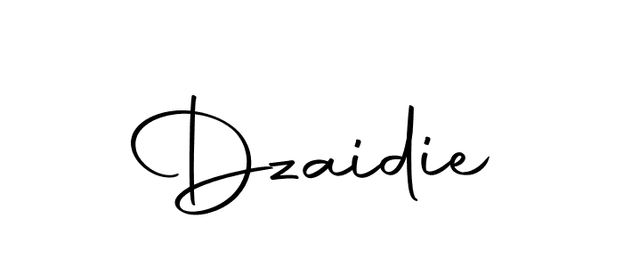 Use a signature maker to create a handwritten signature online. With this signature software, you can design (Autography-DOLnW) your own signature for name Dzaidie. Dzaidie signature style 10 images and pictures png