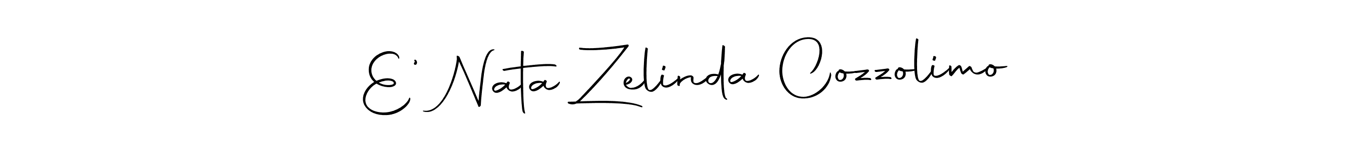 Also we have E’ Nata Zelinda Cozzolimo name is the best signature style. Create professional handwritten signature collection using Autography-DOLnW autograph style. E’ Nata Zelinda Cozzolimo signature style 10 images and pictures png