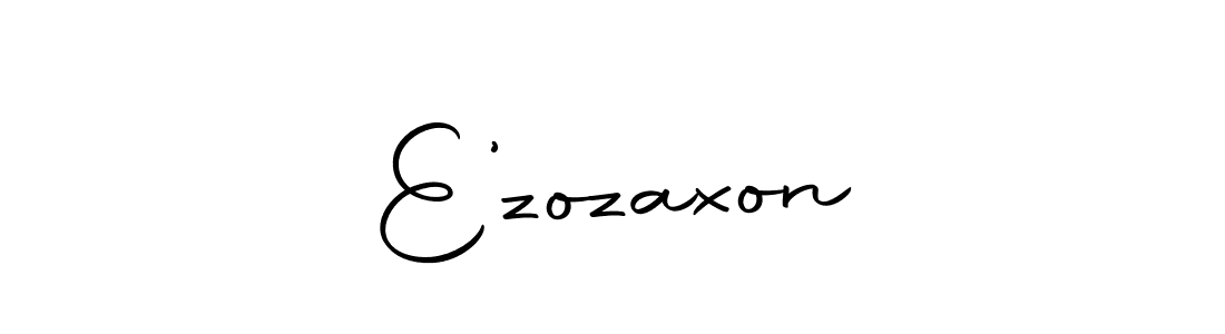 Create a beautiful signature design for name E’zozaxon. With this signature (Autography-DOLnW) fonts, you can make a handwritten signature for free. E’zozaxon signature style 10 images and pictures png