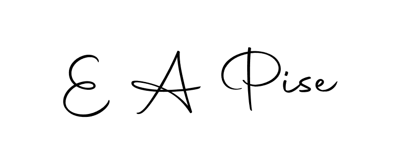 Similarly Autography-DOLnW is the best handwritten signature design. Signature creator online .You can use it as an online autograph creator for name E A Pise. E A Pise signature style 10 images and pictures png