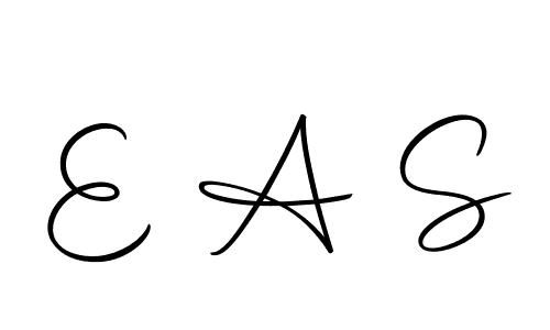 Use a signature maker to create a handwritten signature online. With this signature software, you can design (Autography-DOLnW) your own signature for name E A S. E A S signature style 10 images and pictures png