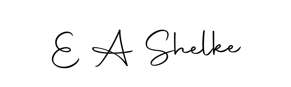 Create a beautiful signature design for name E A Shelke. With this signature (Autography-DOLnW) fonts, you can make a handwritten signature for free. E A Shelke signature style 10 images and pictures png