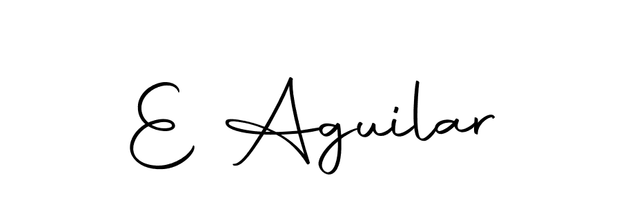 Also we have E Aguilar name is the best signature style. Create professional handwritten signature collection using Autography-DOLnW autograph style. E Aguilar signature style 10 images and pictures png