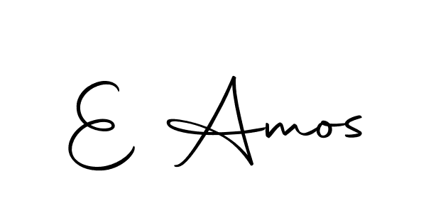 How to make E Amos signature? Autography-DOLnW is a professional autograph style. Create handwritten signature for E Amos name. E Amos signature style 10 images and pictures png