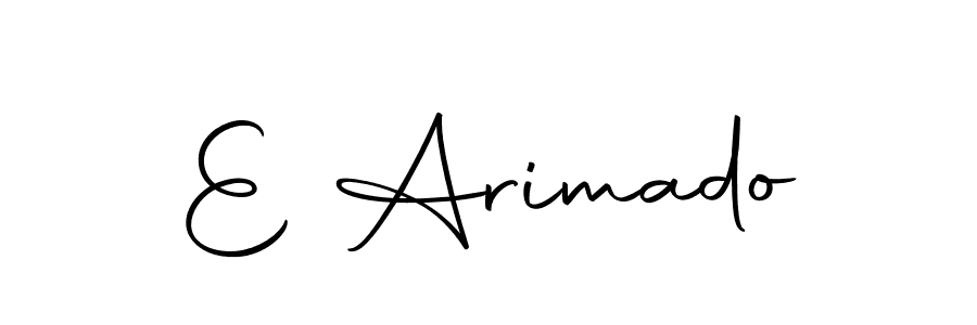 Use a signature maker to create a handwritten signature online. With this signature software, you can design (Autography-DOLnW) your own signature for name E Arimado. E Arimado signature style 10 images and pictures png