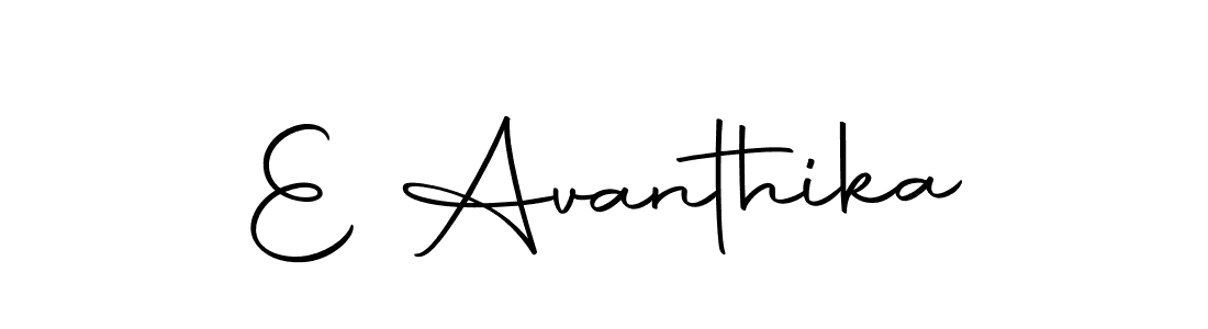 Also You can easily find your signature by using the search form. We will create E Avanthika name handwritten signature images for you free of cost using Autography-DOLnW sign style. E Avanthika signature style 10 images and pictures png