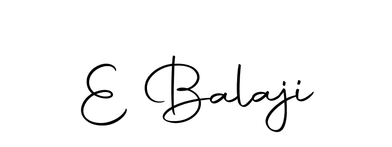 How to make E Balaji name signature. Use Autography-DOLnW style for creating short signs online. This is the latest handwritten sign. E Balaji signature style 10 images and pictures png