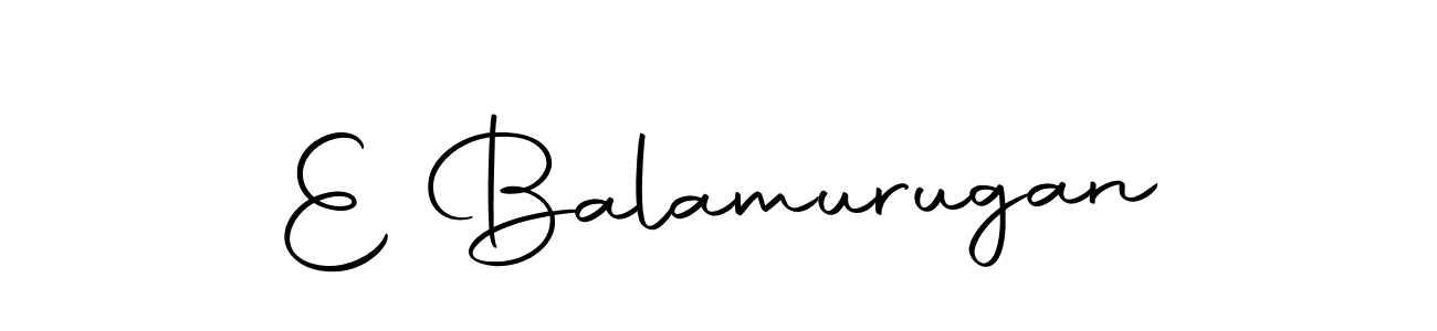 Use a signature maker to create a handwritten signature online. With this signature software, you can design (Autography-DOLnW) your own signature for name E Balamurugan. E Balamurugan signature style 10 images and pictures png