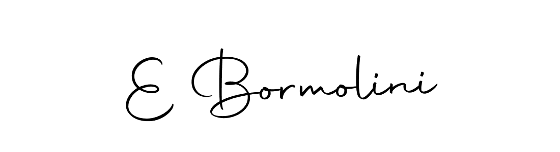 You should practise on your own different ways (Autography-DOLnW) to write your name (E Bormolini) in signature. don't let someone else do it for you. E Bormolini signature style 10 images and pictures png